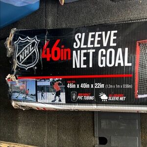 NHL Black and Red Sleeve Net Goal